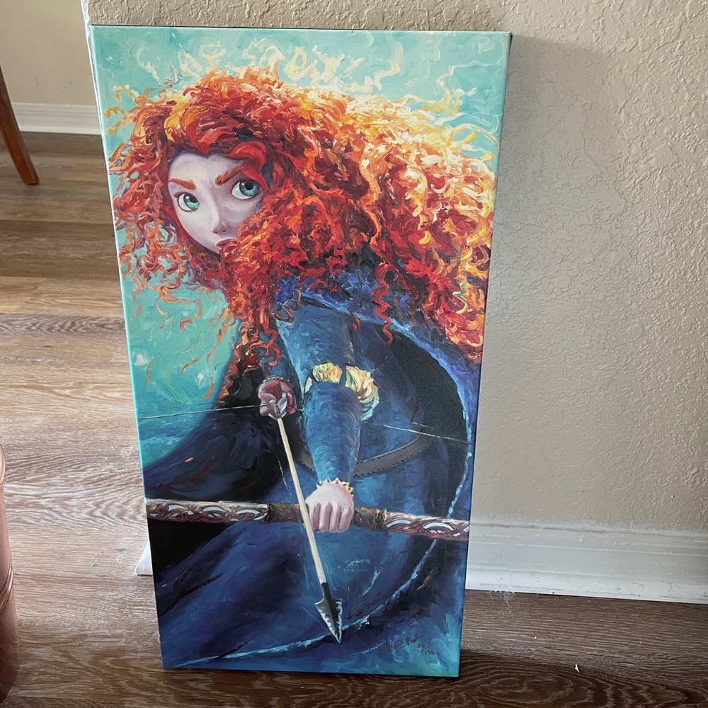 Limited Edition Disney Parks Art Merida